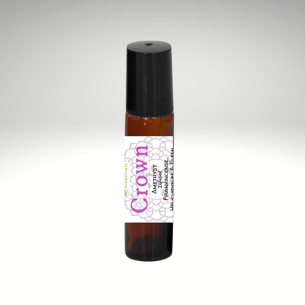 Crown Chakra Crystal-Infused Aromatherapy Roll On