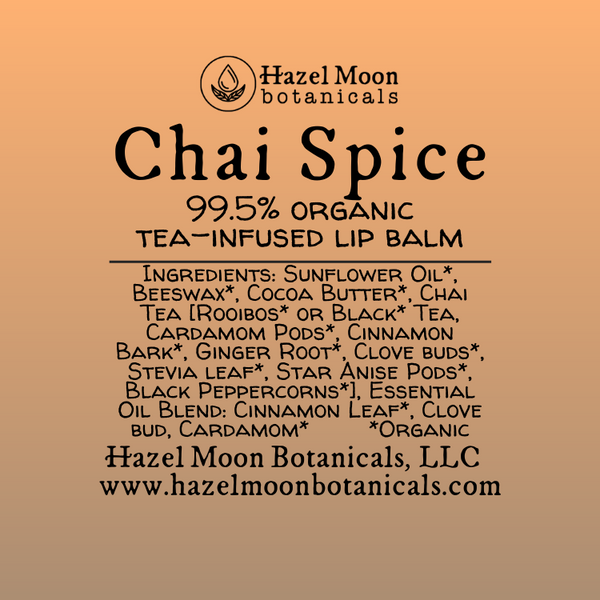 Chai Spice Tea-Infused Lip Balm