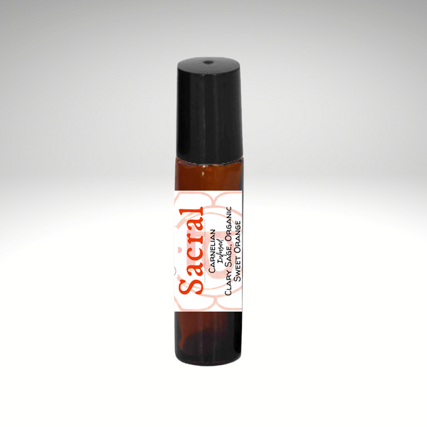 Sacral Chakra Crystal-Infused Aromatherapy Roll On