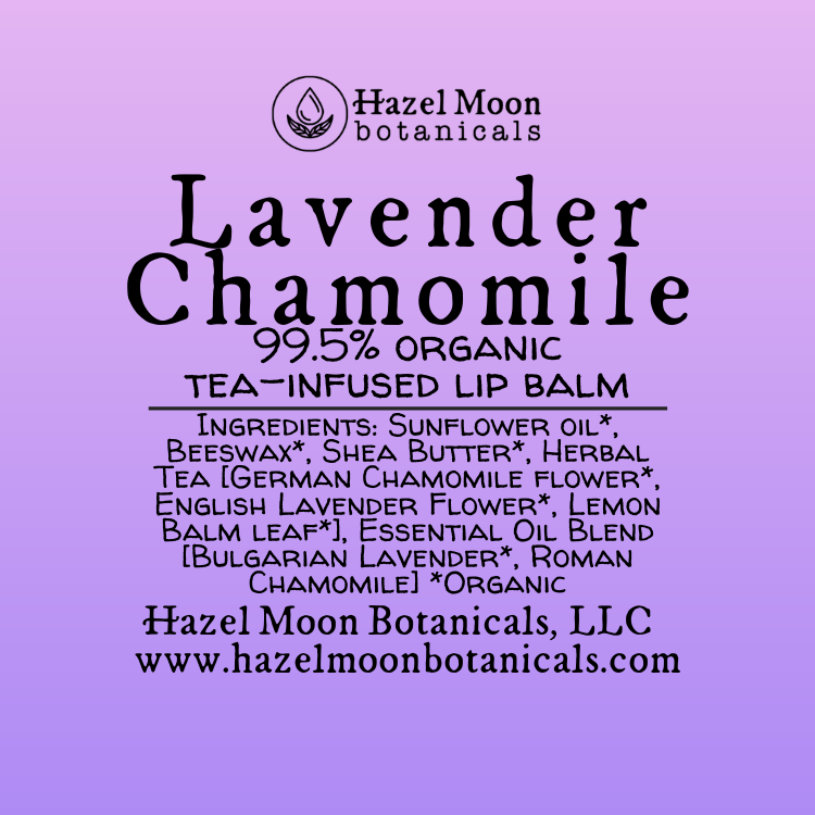 Lavender Chamomile Tea-Infused Lip Balm