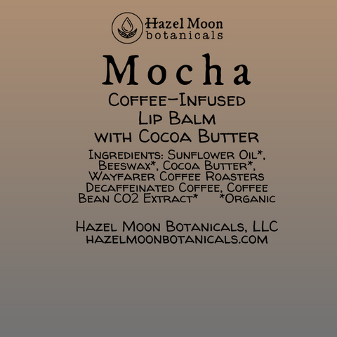 Mocha ~ Coffee-Infused Cocoa Butter Lip Balm